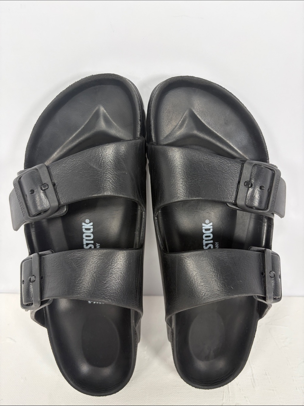 Birkenstock Arizona EVA Black Sandals Women’s EU 39 US 8 Double Strap Germany - Picture 8 of 11